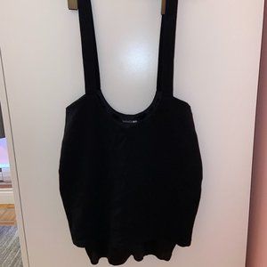 High-Wasted Overall Skirt | Black